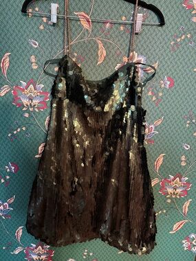 Nasty Gal Emerald Green Sequin Mini Dress